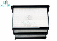 Abs Frame Mini Pleat Glass Fiber Compact Air Filter For Large Air Volume